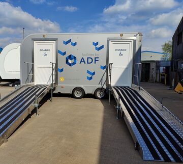 ADF's accessible honey wagon trailer